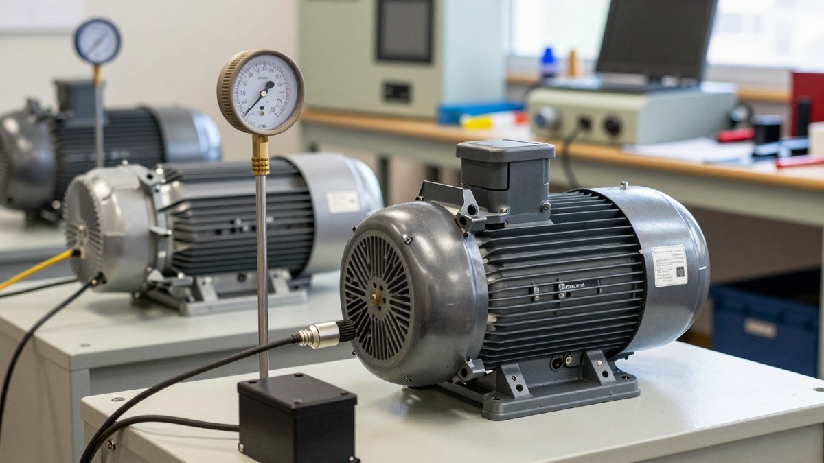 Elektromotor und Antrieb prüfen: Isolation, Lager, Erwärmung