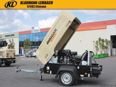 Mobiler Druckluftkompressor DOOSAN Druckluftkompressor 7/25 - PA 7,3 Bobcat gebraucht