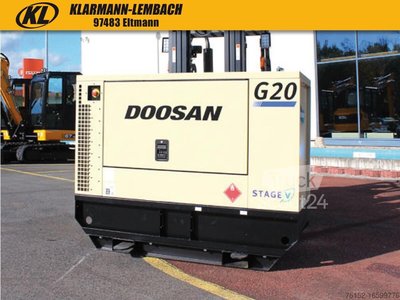 Stromgenerator Doosan G 20 CE  Stage V mit FI - Typ B- DGUV neu