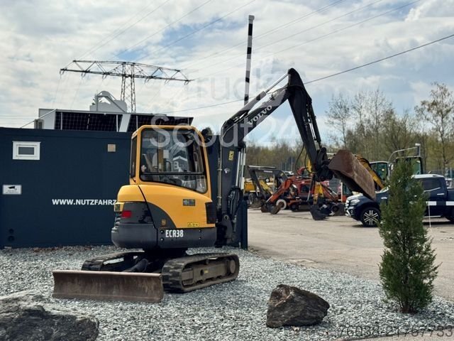 Minibagger VOLVO ECR 38, ECR38, 3 Löffel, MS 03, gebraucht
