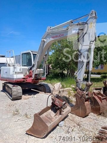 Kettenbagger TAKEUCHI TB175 Schnellwechsel 3 Schaufeln aufel gebraucht