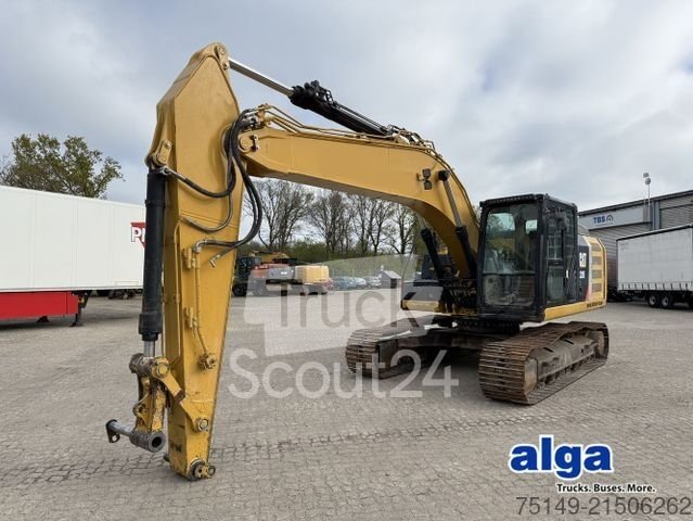Kettenbagger CATERPILLAR 320E, S.W.S., Greifer- u. Hammervorrichtung gebraucht