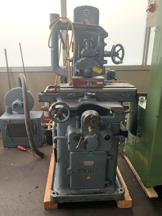 Jung Planschleifmaschine, Flachschleifmaschine mit Absaugung