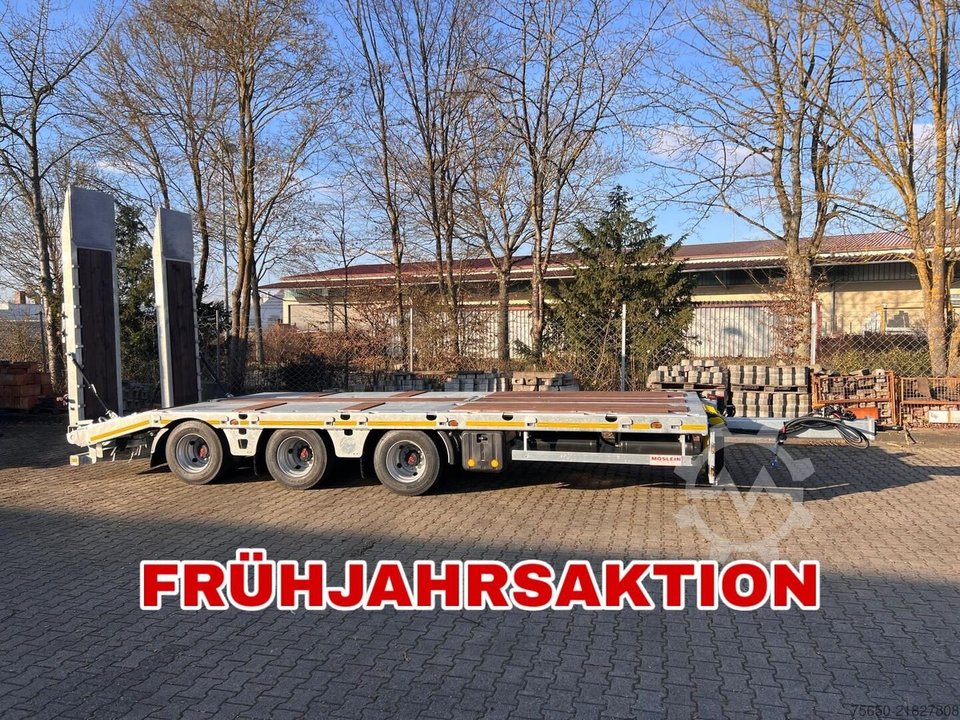 Möslein TT 34 Zugrohr Gerade  34 t GG Tridem- Tieflader 3 Achs, gelenktNeufahrzeug