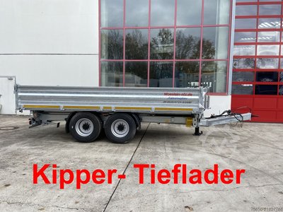 Möslein TTD 14  5,70 m  14 t Tandem- Kipper Tieflader 5,70 m lang, Breite Reifen-- Neufahrzeug --