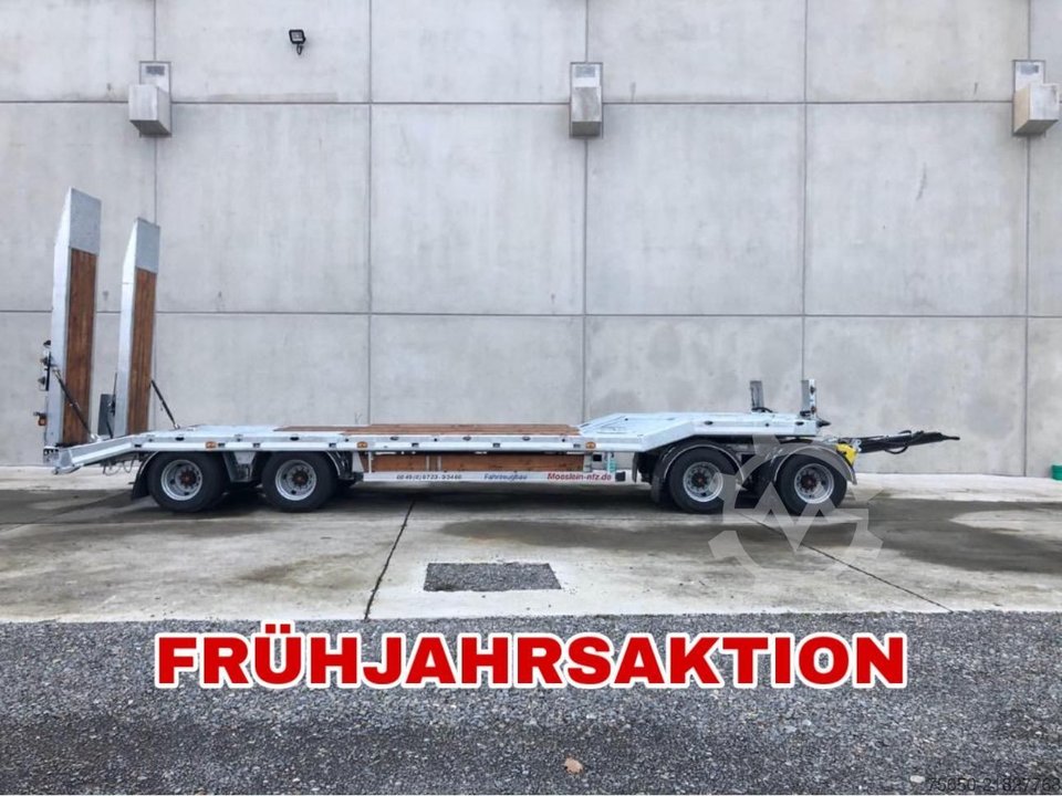 Möslein T 4 VB H1 1 neuer 4 Achs Tieflader hydraulischen Rampen