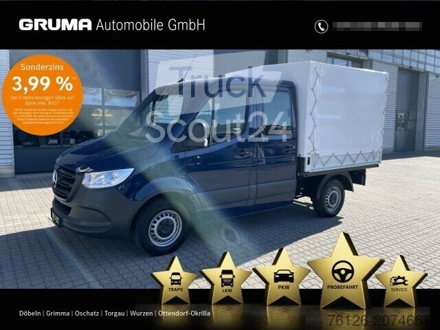 Pritschenwagen Mercedes-Benz Sprinter 215 CDI DOKA +MBUX+KLIMA+LEITERTRÄGER++ gebraucht