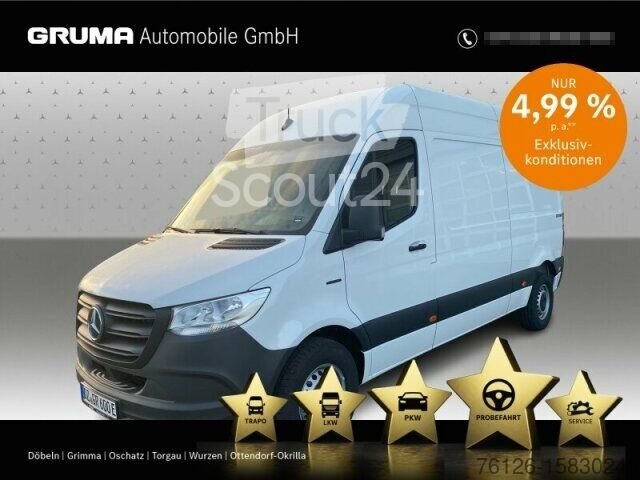 Kastenwagen Mercedes-Benz eSprinter 312 Kasten HOCH+SITZHZ+HOLZ+ 47 kWh gebraucht