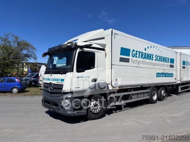 LKW mit Getränkeaufbau MERCEDES-BENZ Actros 5 mit Schwenwandkoffer und Ladebordwand gebraucht