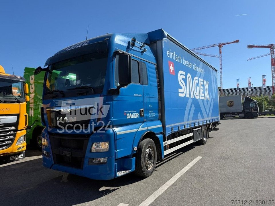 LKW mit Pritsche & Plane MAN TGX 18.400  E6 LBW AHK gebraucht