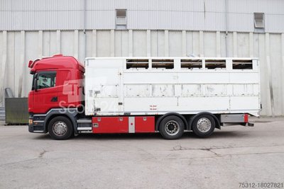 Viehtransporter LKW Scania R490  E6 Retarder 2 Stock AHK Lift Lenk gebraucht