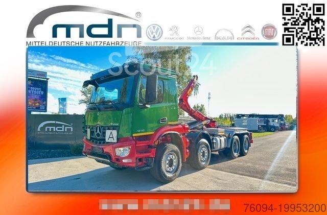 Abrollkipper MERCEDES-BENZ Arocs 4246 8x4 Abrollkipper Schub/Knickhaken AHK gebraucht