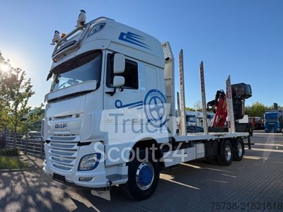 Holztransporter LKW DAF XF510 6X4/INTARDER/Kran Palfinger Epsilon M13Z gebraucht