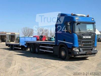 LKW mit Pritsche (offen) SCANIA R500 6x4 Pritsche Retarder TOP! gebraucht