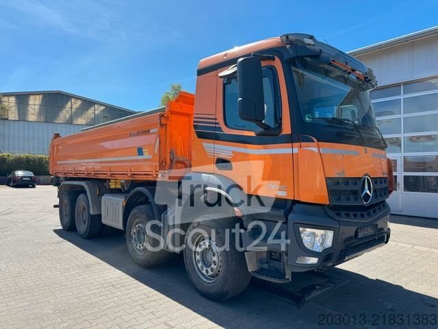 Dreiseitenkipper LKW MERCEDES-BENZ AROCS 3246 8x4 Kipper Meiller Bordmatic gebraucht