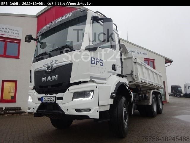 Kipper LKW MAN TGS (TG3) 33.470 6x6 H BL 6x6H, Anh.-kipphydraul gebraucht