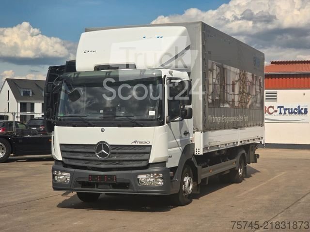 LKW mit Pritsche & Plane MERCEDES-BENZ ATEGO 818 * ACC * 1.HAND * BÄR LBW 1T*SPURASSIST gebraucht