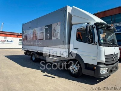 LKW mit Pritsche & Plane MERCEDES-BENZ ATEGO 818 *  * LBW * AUTOMATIK * 8.600 KG * gebraucht