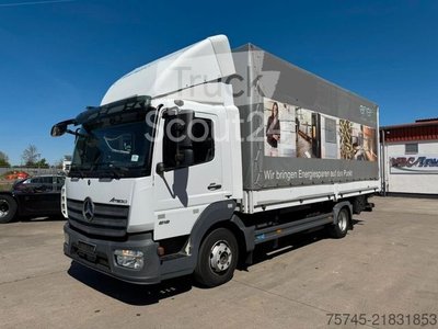 LKW mit Pritsche & Plane MERCEDES-BENZ ATEGO 818 *  * LBW * AUTOMATIK * 8.600 KG * gebraucht