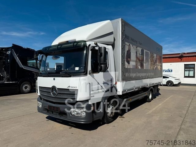 LKW mit Pritsche & Plane MERCEDES-BENZ ATEGO 818 *  *STANDHEIZUNG*LBW * AUTOMATIK* gebraucht
