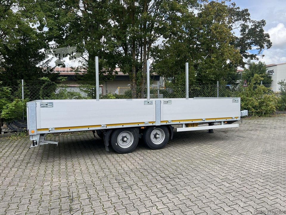 Anhänger mit offener Pritsche Möslein THT 11- G 7,2  Tandem- Pritschenanhänger- Tieflader neu