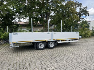 Anhänger mit offener Pritsche Möslein THT 11- G 7,2  Tandem- Pritschenanhänger- Tieflader neu