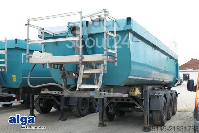 Kipper Auflieger SCHMITZ CARGOBULL SKI 24 SL 7.2, Stahl, 25m , Luft-Lift, Rollplane gebraucht