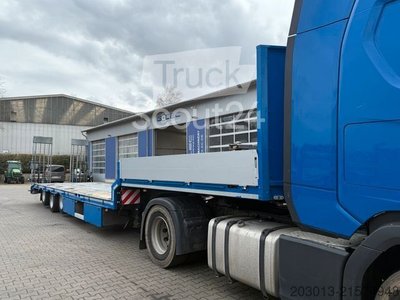Tieflader-Sattelauflieger  ELBO EN04 Tieflader 3 Achs / 2 Liftachsen gebraucht