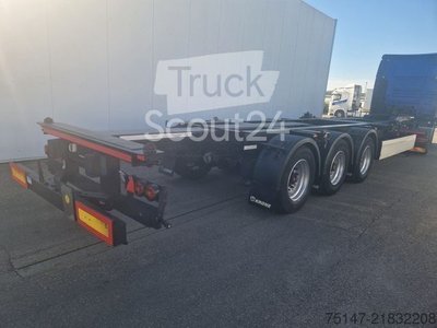 Auflieger-Wechselfahrgestell KRONE 3-Achs ADR Container Chassis Liftachse 45ft gebraucht