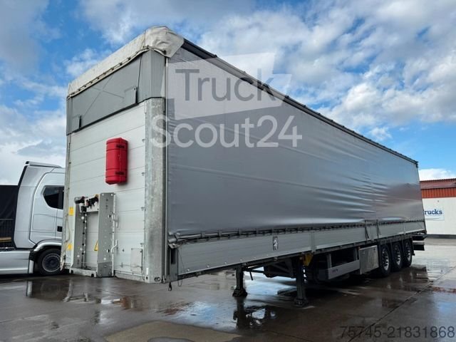 Auflieger mit Pritsche & Plane SCHMITZ CARGOBULL SCB*S3T *  STANDART * LIFTACHSE * HUBDACH * gebraucht