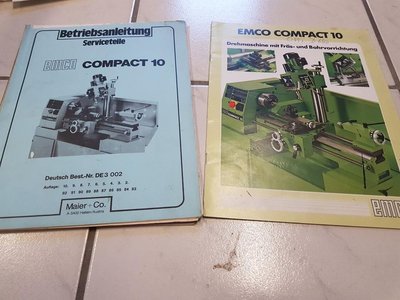 Emco Compact 10 токарная документация инструкция по эксплуатации