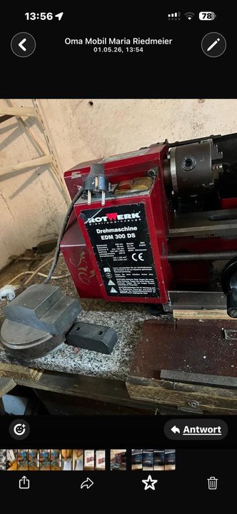 Rotwerk Drehmaschine EDM 300 DS