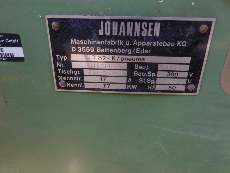 Bandschleifmaschine Johannsen T82-K/ Pneuma - BASTLERGERÄT