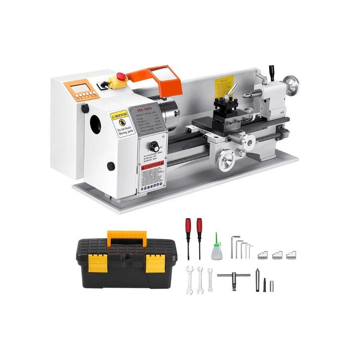 Новый металлический токарный станок 22x45cm 1250W автоматический корм