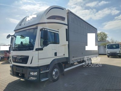 Schiebeplane MAN TGL 8.220 4x2 Euro 6 Gardine Jumbo EfficiencyCa... gebraucht
