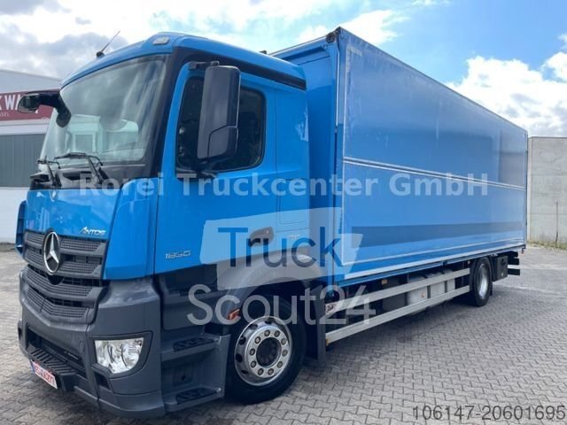 LKW mit Pritsche & Plane MERCEDES-BENZ 1830L  Antos E6, M-Haus, Klima, AHK, gebraucht