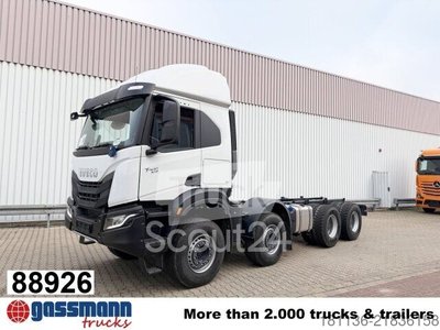 LKW-Fahrgestell Iveco T-Way AT410T51 8x4, Retarder, Nebenantrieb, 4x neu