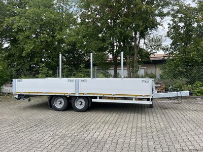 Anhänger mit offener Pritsche Möslein THT 11- G 7,2  Tandem- Pritschenanhänger- Tieflader neu