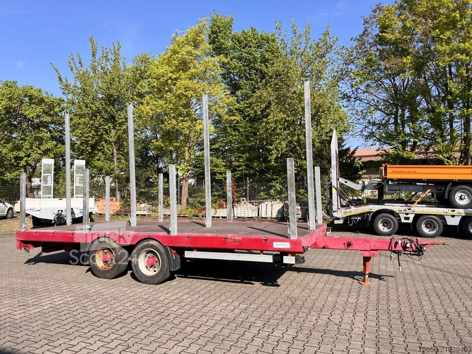 Anhänger mit offener Pritsche Auwaerter X-LTL110  Tandempritsche, ausziehbar gebraucht