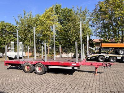 Anhänger mit offener Pritsche Auwaerter X-LTL110  Tandempritsche, ausziehbar gebraucht