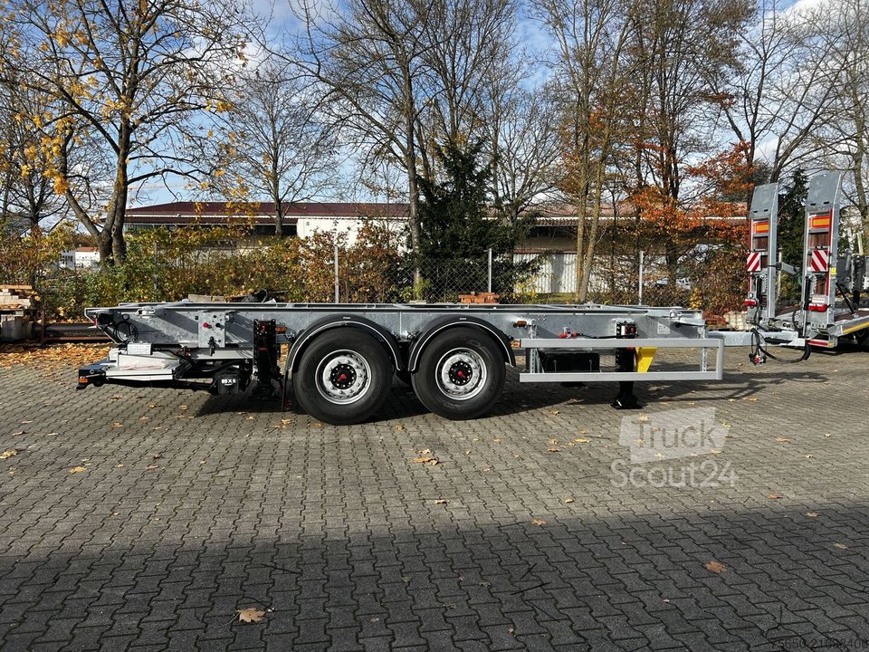 Anhänger-Wechselfahrgestell Möslein BDF  Tandem- BDF- Wechselanhänger - Ladebordwand neu