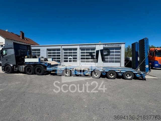 Tieflader-Sattelauflieger FAYMONVILLE Multimax -NZ-4(1+3) Radmulde Stielmulde auszieh. gebraucht