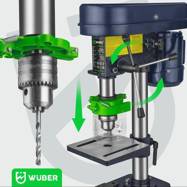 1600W Ständerbohrmaschine Säulenbohrmaschine Stark Schraubstock