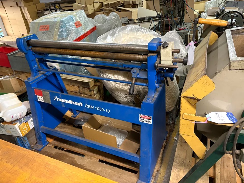 METALLKRAFT RBM 1050-10 Dreiwalzen-Biegemaschine - 2008
