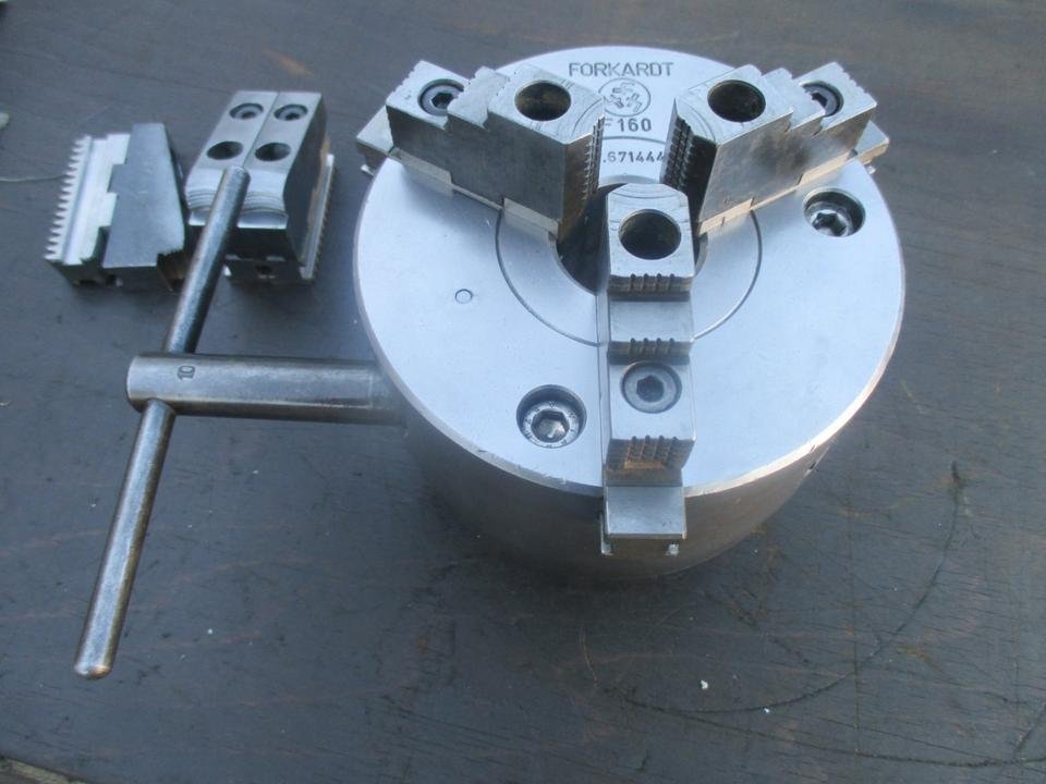 FORKARDT F 160 KK 5 Wedge rail chuck WEILER lathe RÖM