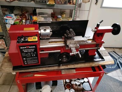 Kleine Tischdrehmaschine, Tischdrehbank, Drehmaschine,