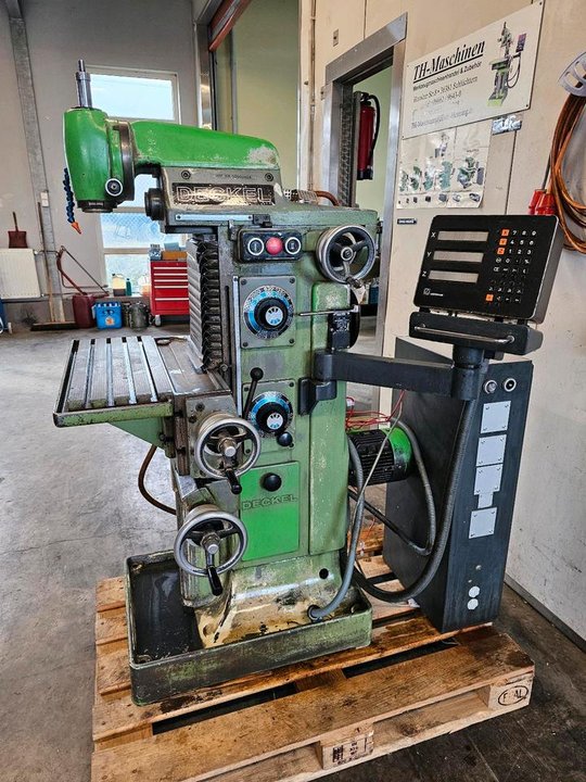 FP1 Milling Machine 3 Axis Heidenhain Цифровой дисплей