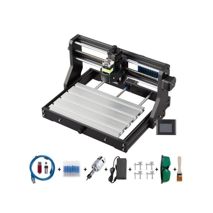 CNC Fräsmaschine Graviermaschine 30cm Laser Holz Metall NEU