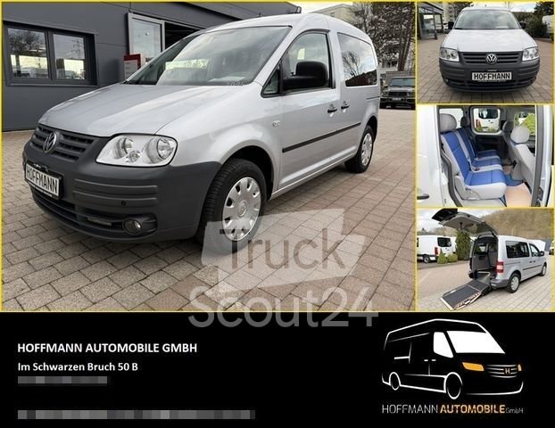 Van VW Caddy 1,9 TDI DSG Rollstuhl RAMPE Behindertenger gebraucht