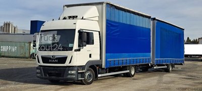 Schiebeplane MAN TGL 8.220 Jumbo m. Ortmann Edscha Gardine (13) gebraucht